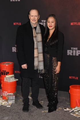 NEW YORK, NY - JANUARY 13: Steve Buscemi and Karen Ho at the Netflix World premiere of The Rip at Alice Tully Hall on January 13, 2026 in New York City. Copyright: xMediaPunchx