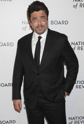 NEW YORK, NY - JANUARY 13: Benicio Del Toro at The 2026 National Board Of Review Annual Awards Gala at Cipriani 42nd Street on January 13, 2026 in New York City. Copyright: xRWx
