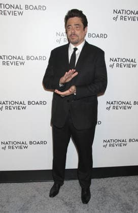 NEW YORK, NY - JANUARY 13: Benicio Del Toro at The 2026 National Board Of Review Annual Awards Gala at Cipriani 42nd Street on January 13, 2026 in New York City. Copyright: xRWx