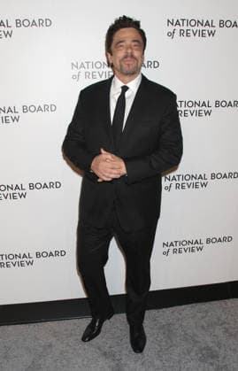 NEW YORK, NY - JANUARY 13: Benicio Del Toro at The 2026 National Board Of Review Annual Awards Gala at Cipriani 42nd Street on January 13, 2026 in New York City. Copyright: xRWx