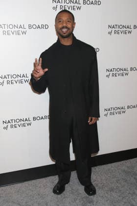 NEW YORK, NY - JANUARY 13: Michael B. Jordan at The 2026 National Board Of Review Annual Awards Gala at Cipriani 42nd Street on January 13, 2026 in New York City. Copyright: xRWx