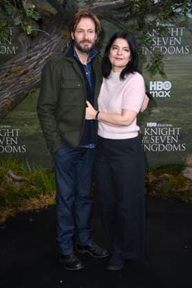 Andreas Pietschmann and Jasmin Tabatabai at the premiere of the HBO Max series A Knight of the Seven Kingdoms at Zoo Palast Berlin, 13 01 2026 Foto:xN.xKubelkax xFuturexImagex knight_6128