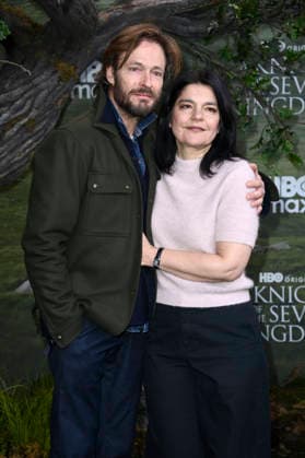 Andreas Pietschmann and Jasmin Tabatabai at the premiere of the HBO Max series A Knight of the Seven Kingdoms at Zoo Palast Berlin, 13 01 2026 Foto:xN.xKubelkax xFuturexImagex knight_6130