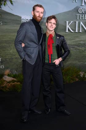 Edward Ashley and Finn Bennett at the premiere of the HBO Max series A Knight of the Seven Kingdoms at Zoo Palast Berlin, 13 01 2026 Foto:xN.xKubelkax xFuturexImagex knight_6148