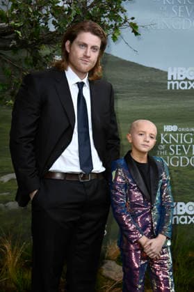 Peter Claffey and Dexter Sol Ansell at the premiere of the HBO Max series A Knight of the Seven Kingdoms at Zoo Palast Berlin, 13 01 2026 Foto:xN.xKubelkax xFuturexImagex knight_6164