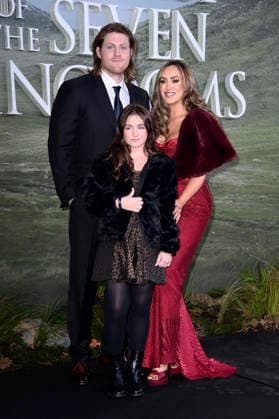 Peter Claffey, Holly McGinn and Ally McGinn at the premiere of the HBO Max series A Knight of the Seven Kingdoms at Zoo Palast Berlin, 13 01 2026 Foto:xN.xKubelkax xFuturexImagex knight_6170