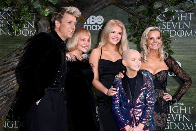 Jonathan Ansell, Wendy King, Sienna Valentine Ansell, Dexter Sol Ansell and Debbie King at the premiere of the HBO Max series A Knight of the Seven Kingdoms at Zoo Palast Berlin, 13 01 2026 Foto:xN.xKubelkax xFuturexImagex knight_6181