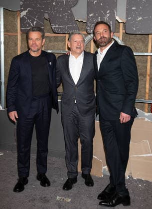Arrivals for the World Premiere Of The Rip Featuring: Matt Damon, Ted Sarandos, Ben Affleck Where: New York, New York, United States When: 13 Jan 2026 Credit: Janet Mayer INSTARimages.com EDITORIAL USE ONLY. NOT FOR USE BY NEWSPAPERS BASED IN THE UK. Copyright: xx instar55380812