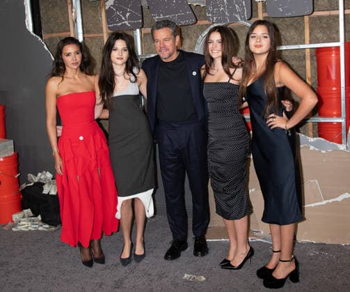 Arrivals for the World Premiere Of The Rip Featuring: Luciana Damon, Isabella Damon, Matt Damon, Stella Damon and Gia Damon Where: New York, New York, United States When: 13 Jan 2026 Credit: Janet Mayer INSTARimages.com EDITORIAL USE ONLY. NOT FOR USE BY NEWSPAPERS BASED IN THE UK. Copyright: xx instar55380816