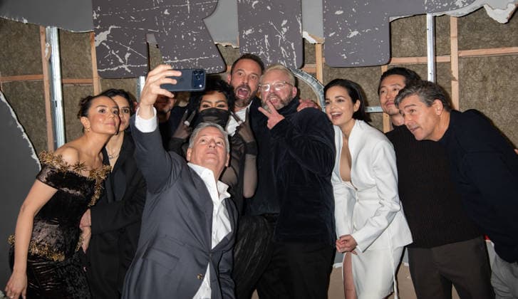 Arrivals for the World Premiere Of The Rip Featuring: Ted Sanandos, Ben Affleck, Joe Carnahan, Lina Esco, Kyle Chandler Where: New York, New York, United States When: 13 Jan 2026 Credit: Janet Mayer INSTARimages.com EDITORIAL USE ONLY. NOT FOR USE BY NEWSPAPERS BASED IN THE UK. Copyright: xx instar55380851
