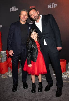 Arrivals for the World Premiere Of The Rip Featuring: Matt Damon, Isabella Aparicio, Ben Affleck Where: New York, New York, United States When: 13 Jan 2026 Credit: Janet Mayer INSTARimages.com EDITORIAL USE ONLY. NOT FOR USE BY NEWSPAPERS BASED IN THE UK. Copyright: xx instar55380857