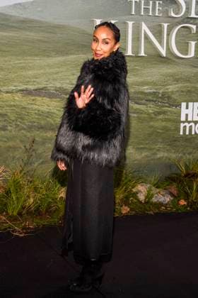 abb Hadnet Tesfai on the black carpet at the theatrical release of the world premiere of HBO Max A Knight of the Seven Kingdoms of the US fantasy series at Zoo Palaast on 13 01 2025 in Berlin Berlin Germany