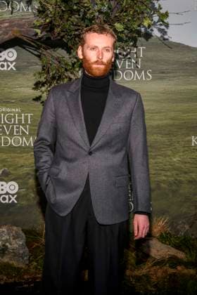 abb Edward Ashley on the black carpet at the theatrical release of the world premiere of HBO Max A Knight of the Seven Kingdoms of the US fantasy series at Zoo Palaast on 13 01 2025 in Berlin Berlin Germany