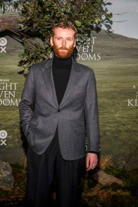 abb Edward Ashley on the black carpet at the theatrical release of the world premiere of HBO Max A Knight of the Seven Kingdoms of the US fantasy series at Zoo Palaast on 13 01 2025 in Berlin Berlin Germany