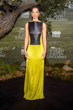 abb Tanzyn Crawford as a guest on the black carpet at the world premiere of HBO Max A Knight of the Seven Kingdoms, the US fantasy series at Zoo Palaast on 13 01 2025 in Berlin Berlin Germany