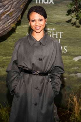 abb Myha™la Myhala Herrold as a guest on the black carpet at the world premiere of HBO Max A Knight of the Seven Kingdoms, the US fantasy series at Zoo Palaast on 13 01 2025 in Berlin Berlin Germany