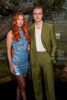 abb Emily Rose Best and Henry Ashton as guests on the black carpet at the world premiere of HBO Max A Knight of the Seven Kingdoms, the US fantasy series at Zoo Palaast on 13 01 2025 in Berlin Berlin Germany