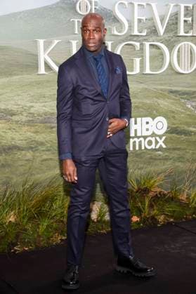 abb Steve Toussaint as a guest on the black carpet at the world premiere of HBO Max A Knight of the Seven Kingdoms, the US fantasy series at Zoo Palaast on 13 01 2025 in Berlin Berlin Germany