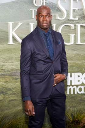 abb Steve Toussaint as a guest on the black carpet at the world premiere of HBO Max A Knight of the Seven Kingdoms, the US fantasy series at Zoo Palaast on 13 01 2025 in Berlin Berlin Germany