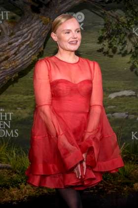 abb Maria Victoria Dragus as guest on the black carpet at the world premiere of HBO Max A Knight of the Seven Kingdoms of the US fantasy series at Zoo Palaast on 13 01 2025 in Berlin Berlin Germany