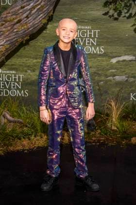 abb Dexter Sol Ansell on the black carpet at the theatrical release of the world premiere of HBO Max A Knight of the Seven Kingdoms the US American fantasy series at Zoo Palaast on 13 01 2025 in Berlin Berlin Germany