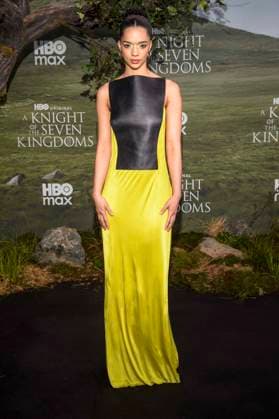 abb Tanzyn Crawford as a guest on the black carpet at the world premiere of HBO Max A Knight of the Seven Kingdoms, the US fantasy series at Zoo Palaast on 13 01 2025 in Berlin Berlin Germany