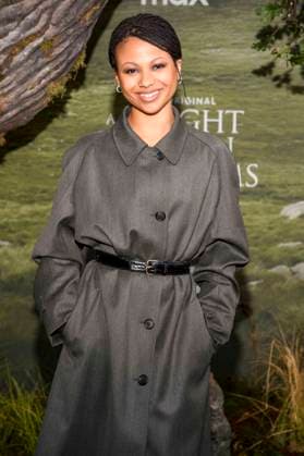 abb Myha™la Myhala Herrold as a guest on the black carpet at the world premiere of HBO Max A Knight of the Seven Kingdoms, the US fantasy series at Zoo Palaast on 13 01 2025 in Berlin Berlin Germany