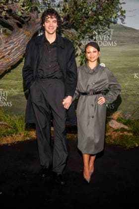 abb Armando Rivera husband Myha™la Myhala Herrold as a guest on the black carpet at the world premiere of HBO Max A Knight of the Seven Kingdoms of the US fantasy series at Zoo Palaast on 13 01 2025 in Berlin Berlin Germany