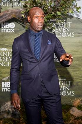 abb Steve Toussaint as a guest on the black carpet at the world premiere of HBO Max A Knight of the Seven Kingdoms, the US fantasy series at Zoo Palaast on 13 01 2025 in Berlin Berlin Germany