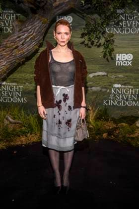 abb Karoline Herfurth as a guest on the black carpet at the world premiere of HBO Max A Knight of the Seven Kingdoms of the US fantasy series at Zoo Palaast on 13 01 2025 in Berlin Berlin Germany