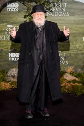 abb George R R Martin as guest on the black carpet at the world premiere of HBO Max A Knight of the Seven Kingdoms of the US fantasy series at Zoo Palaast on 13 01 2025 in Berlin Berlin Germany