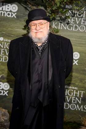 abb George R R Martin as guest on the black carpet at the world premiere of HBO Max A Knight of the Seven Kingdoms of the US fantasy series at Zoo Palaast on 13 01 2025 in Berlin Berlin Germany