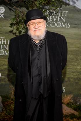 abb George R R Martin as guest on the black carpet at the world premiere of HBO Max A Knight of the Seven Kingdoms of the US fantasy series at Zoo Palaast on 13 01 2025 in Berlin Berlin Germany