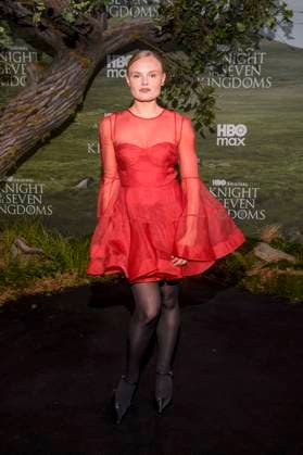 abb Maria Victoria Dragus as guest on the black carpet at the world premiere of HBO Max A Knight of the Seven Kingdoms of the US fantasy series at Zoo Palaast on 13 01 2025 in Berlin Berlin Germany