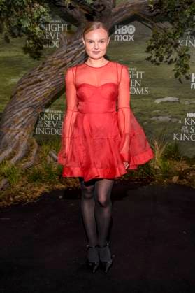 abb Maria Victoria Dragus as guest on the black carpet at the world premiere of HBO Max A Knight of the Seven Kingdoms of the US fantasy series at Zoo Palaast on 13 01 2025 in Berlin Berlin Germany