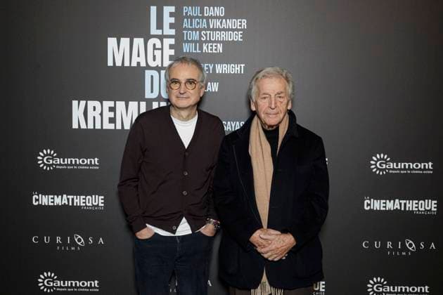 Avant-premiere Le Mage du Kremlin Olivier Assayas, Costa-Gavras - Avant-premiere Le Mage du Kremlin Ã la CinÃ matheque francaise, Paris, France, le 13 01 2026.  Copyright: xThierryxStefanopoulosx