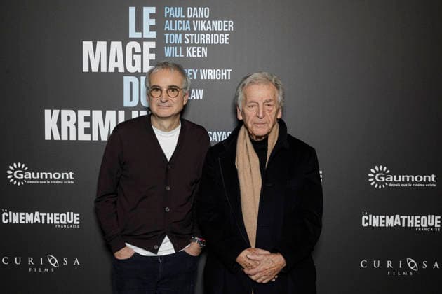Avant-premiere Le Mage du Kremlin Olivier Assayas, Costa-Gavras - Avant-premiere Le Mage du Kremlin Ã la CinÃ matheque francaise, Paris, France, le 13 01 2026.  Copyright: xThierryxStefanopoulosx