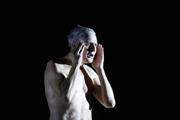 Jens Harzer during the photo rehearsal for Antigone at the Berliner Ensemble in Berlin, January 13, 2026 By Sophocles in the translation by Friedrich Hölderlin Directed by Johan Simons Stage Johannes Schütz Costumes Kevin Pieterse Premiere is on January 15, 2026 Berliner Ensemble Antigone