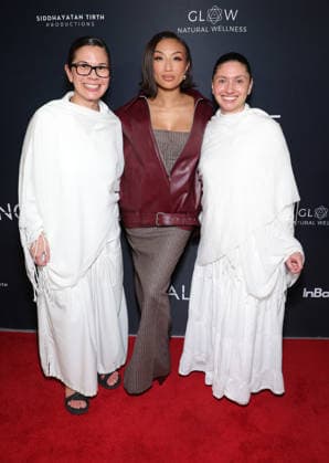 FilmHub & Siddhayatan Tirth productions present the Los Angeles red carpet premiere for the 4-Part docuseries Balance: A Perimenopause Journey at Pacific Design Centre Featuring: Sadhvi Siddhali Shree, Jennie Mai, Sadhvi Anubhuti Where: Los Angeles, California, United States When: 13 Jan 2026 Credit: Faye s Vision Cover Images EDITORIAL USE ONLY. NOT FOR USE BY NEWSPAPERS BASED IN THE UK. Copyright: xx coverimg55381297