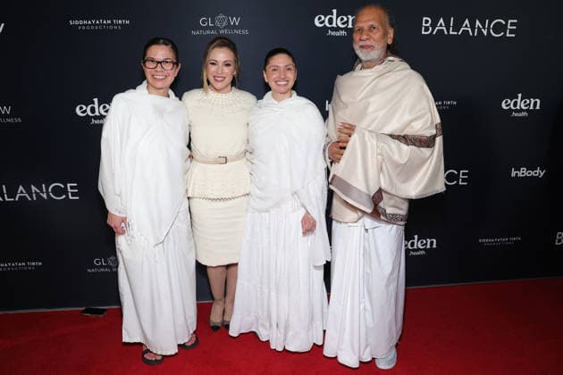 FilmHub & Siddhayatan Tirth productions present the Los Angeles red carpet premiere for the 4-Part docuseries Balance: A Perimenopause Journey at Pacific Design Centre Featuring: Sadhvi Siddhali Shree, Alyssa Milano, Sadhvi Anubhuti, Acharya Shree Yogeesh Where: Los Angeles, California, United States When: 13 Jan 2026 Credit: Faye s Vision Cover Images EDITORIAL USE ONLY. NOT FOR USE BY NEWSPAPERS BASED IN THE UK. Copyright: xx coverimg55381203