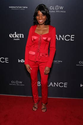 FilmHub & Siddhayatan Tirth productions present the Los Angeles red carpet premiere for the 4-Part docuseries Balance: A Perimenopause Journey at Pacific Design Centre Featuring: Angelique Bates Where: Los Angeles, California, United States When: 13 Jan 2026 Credit: Faye s Vision Cover Images EDITORIAL USE ONLY. NOT FOR USE BY NEWSPAPERS BASED IN THE UK. Copyright: xx coverimg55381223