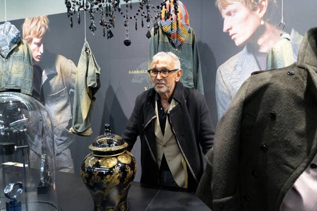 Florence, Pitti Uomo 109 In the photo Bruno Barbieri at the Gabriele Pasini stand 14 01 2026 Florence Italy  Copyright: xgiannixpasquinix xipa-agency.netx xgiannixpasquini IPAx IPA_Agency_IPA70050587