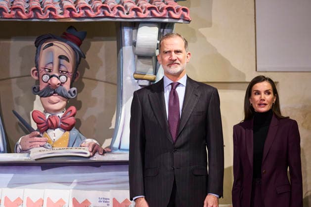 14-01-2026 Valencia Queen Letizia and King Felipe visited the Transformation of Valencia 1866-2026 exhibition, organized by the Las Provincias newspaper, on the occasion of its 160th anniversary in Valencia. No Spain Â  Copyright: xPPEx