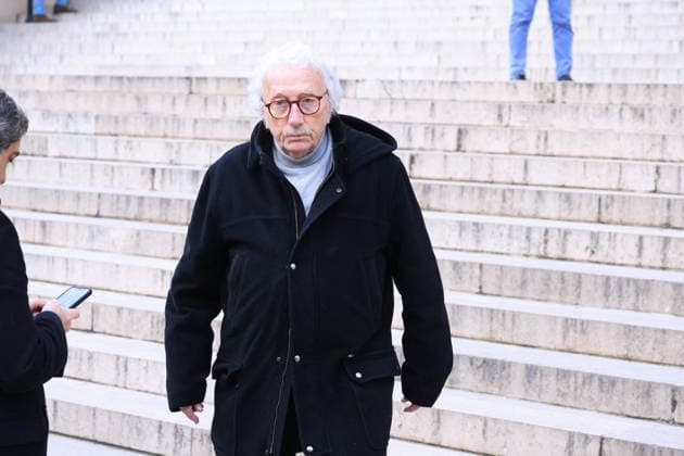 Figure of French Football Rolland Courbis Funeral - Paris Jacques Vendroux after the funeral ceremony for Rolland Courbis at Madeleine church in Paris, France on January 14, 2026. Rolland Courbis, a former French footballer, coach and outspoken media commentator has died aged 72. Photo by Jerome Domine ABACAPRESS.COM Paris Ile-de-France France  Copyright: xDominexJerome ABACAx