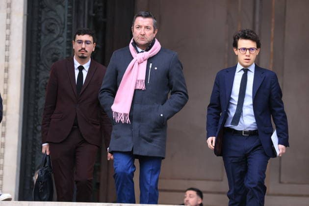 Figure of French Football Rolland Courbis Funeral - Paris Karl Olive after the funeral ceremony for Rolland Courbis at Madeleine church in Paris, France on January 14, 2026. Rolland Courbis, a former French footballer, coach and outspoken media commentator has died aged 72. Photo by Jerome Domine ABACAPRESS.COM Paris Ile-de-France France  Copyright: xDominexJerome ABACAx