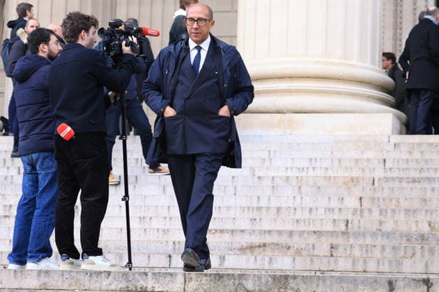 Figure of French Football Rolland Courbis Funeral - Paris Philippe Diallo after the funeral ceremony for Rolland Courbis at Madeleine church in Paris, France on January 14, 2026. Rolland Courbis, a former French footballer, coach and outspoken media commentator has died aged 72. Photo by Jerome Domine ABACAPRESS.COM Paris Ile-de-France France  Copyright: xDominexJerome ABACAx