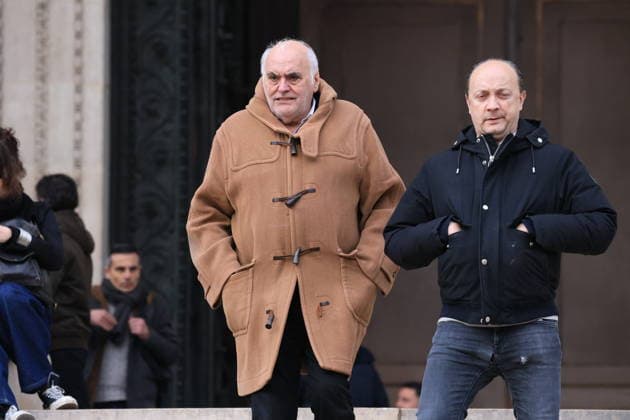 Figure of French Football Rolland Courbis Funeral - Paris Gilles Favard after the funeral ceremony for Rolland Courbis at Madeleine church in Paris, France on January 14, 2026. Rolland Courbis, a former French footballer, coach and outspoken media commentator has died aged 72. Photo by Jerome Domine ABACAPRESS.COM Paris Ile-de-France France  Copyright: xDominexJerome ABACAx