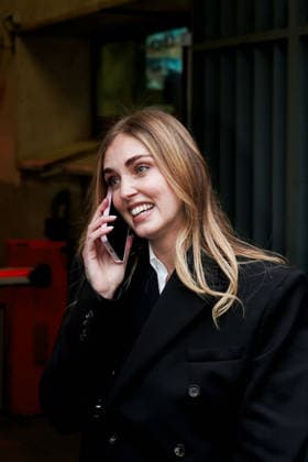 MILAN - Chiara Ferragni was acquitted in the trial over the pandoro and Easter egg case. Her emotional parents greeted her outside the courthouse. Pictured: Chiara Ferragni leaving the Milan courthouse. January 14  Copyright: xEmanuelexRobertoxDexCarlix xipa-agency.netx xipa-agency.netx xx IPA_Agency_IPA70060327