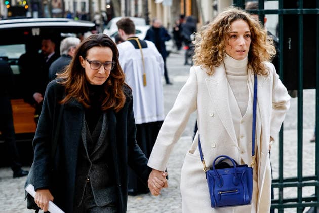 Clara Paban wife of R Courbis and Olivia Courbis daughter of R Courbis Arrivals at the religious ceremony in tribute to Rolland Courbis at the Madeleine church in Paris, France, on January 14, 2026 Jacovides Moreau Bestimage Arrivals at the religious ceremony in tribute to Rolland Courbis at the Madeleine church in Paris, France, on January 14, 2026 Paris France  Copyright: xJACOVIDES-MOREAUx xBESTIMAGExJACOVIDES-MOREAUx xBESTIMAGEx