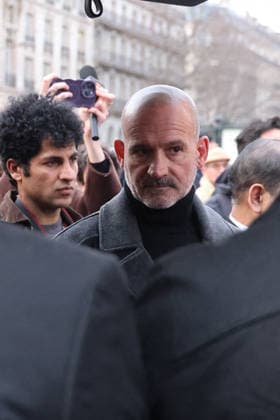 Stéphane Courbis son of R Courbis Exits of the religious ceremony in tribute to Rolland Courbis at the Madeleine church in Paris, France, on January 14, 2026 Jacovides Moreau Bestimage Exits of the religious ceremony in tribute to Rolland Courbis at the Madeleine church in Paris, France, on January 14, 2026 Paris France  Copyright: xJACOVIDES-MOREAUx xBESTIMAGExJACOVIDES-MOREAUx xBESTIMAGEx